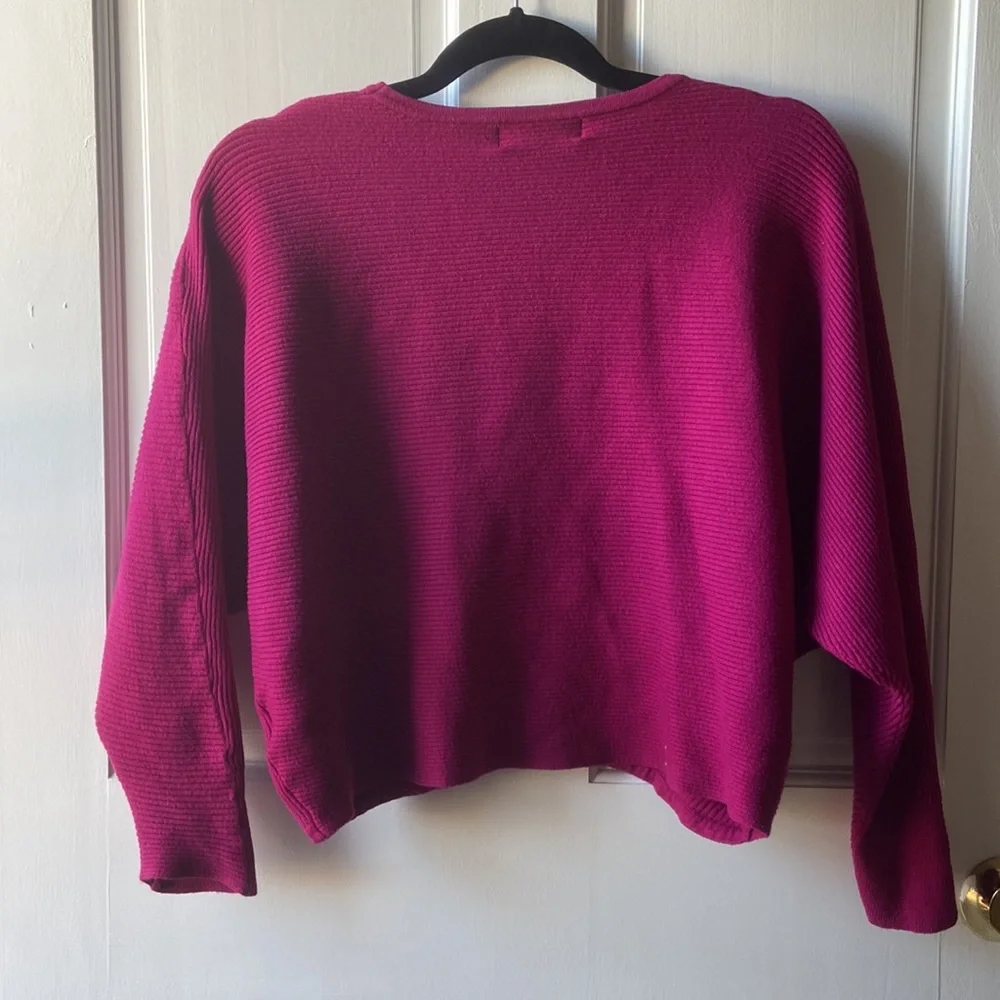 Philosophy Republic Clothing Women’s Knit SweaterHot Pink Crewneck Size 3x - Picture 3 of 7